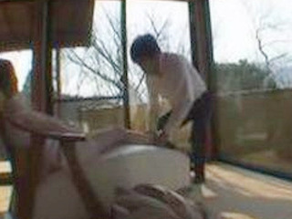 Asian Blowjob in Steamy Hot Spring becomes Shower with Nippon Pussy in Tokyo XXX Spa