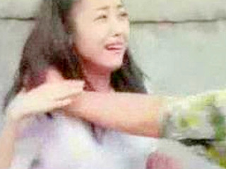 Asians Beauty Gets Nailed in Public